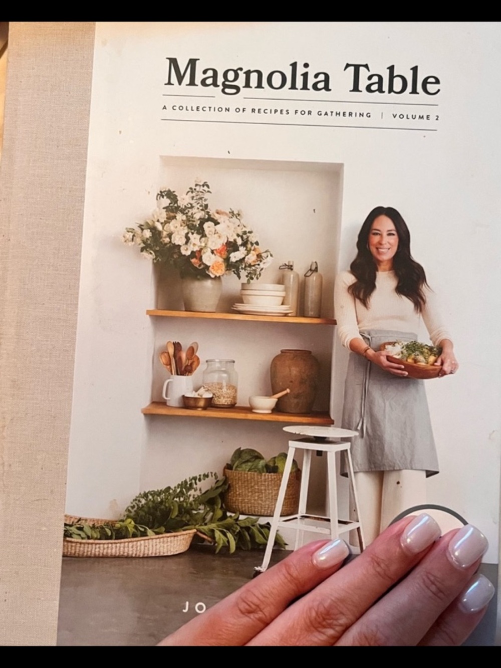 Magnolia Table Cookbook by Magnolia — White and Cream Cover